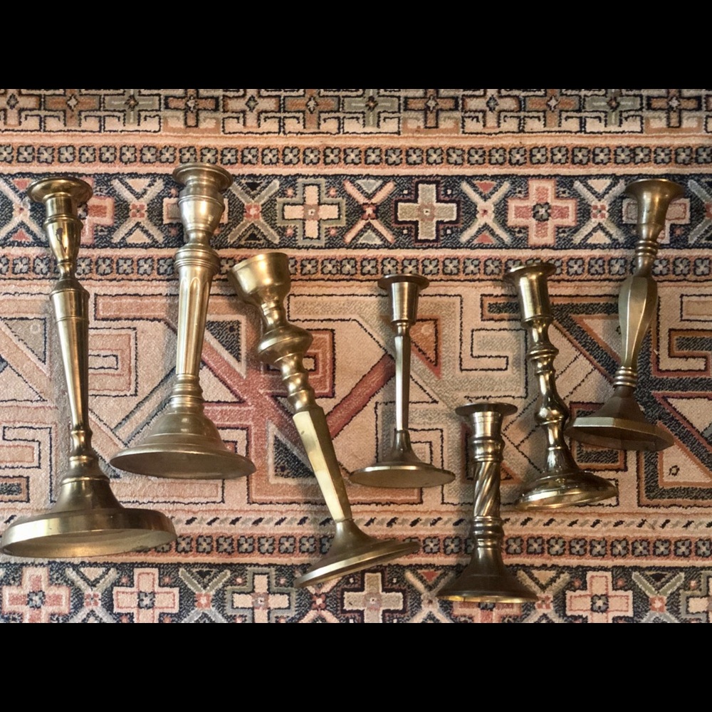 Brass Candleholders